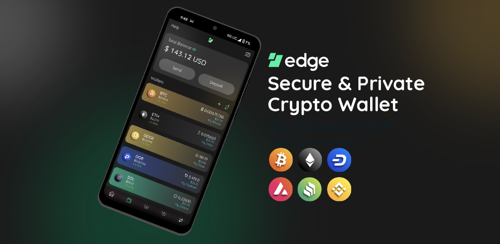 Edge Wallet App Screenshots